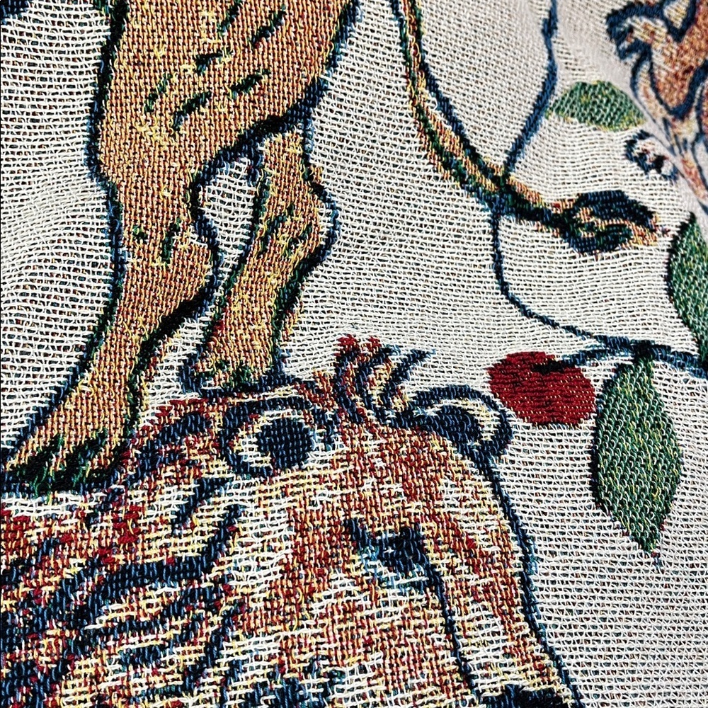 NWOT Olivia Wendel Pomegranate Lions Blanket - Picture 7 of 7